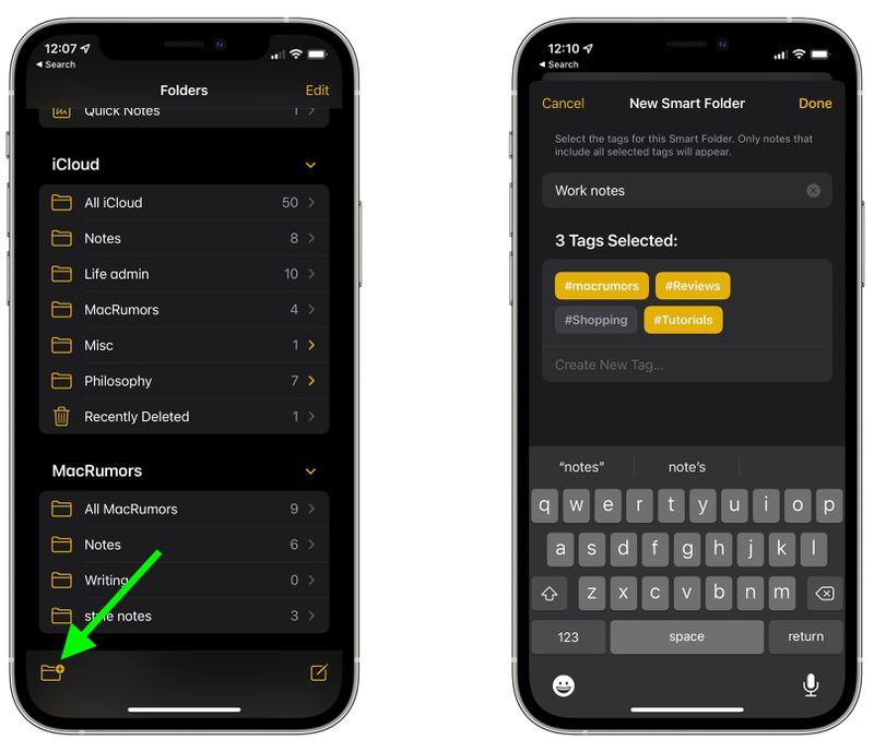 iOS 15: How to Use Tags to Organize Your Notes - MacRumors