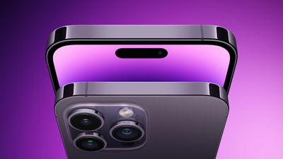 iPhone 14 Pro Max features a dark purple color