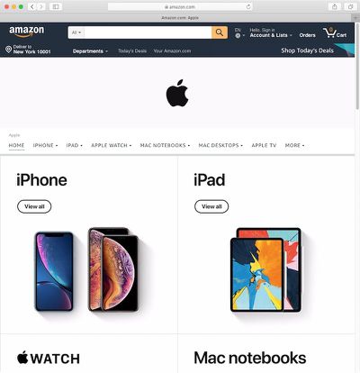 apple amazon store