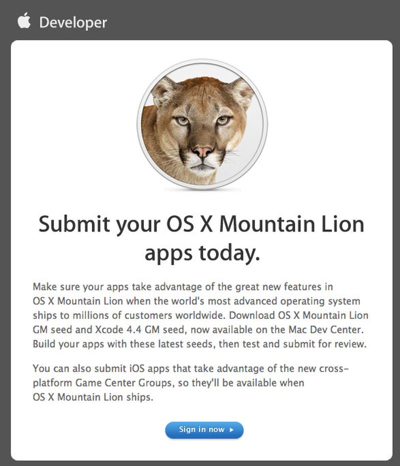 Apple Begins Accepting OS X Mountain Lion Apps for Mac App Store ...
