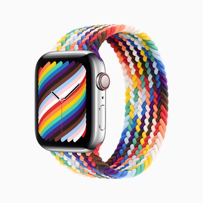 apple 2021 braided solo loop pride edition - اپل به زودی در این هفته نسخه Apple Watch 'Pride' و باندهای جدید را عرضه می کند