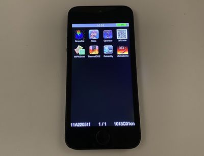 iphone 5s black slate front