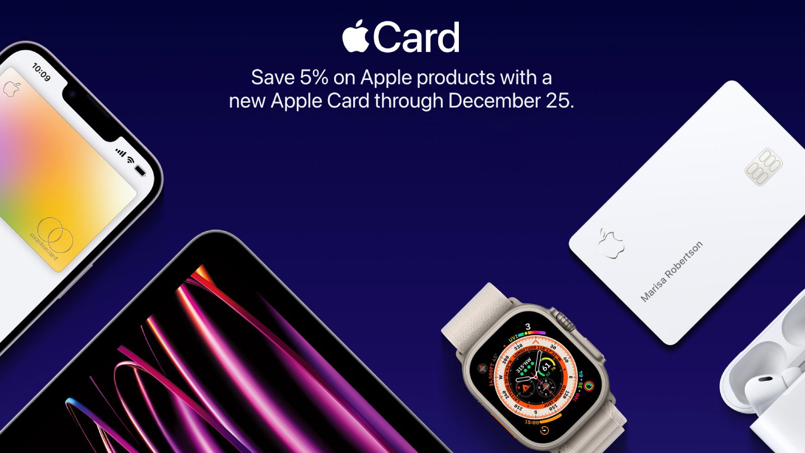 New Apple Card Customers Can Get 5% Cashback on Apple Products This Month