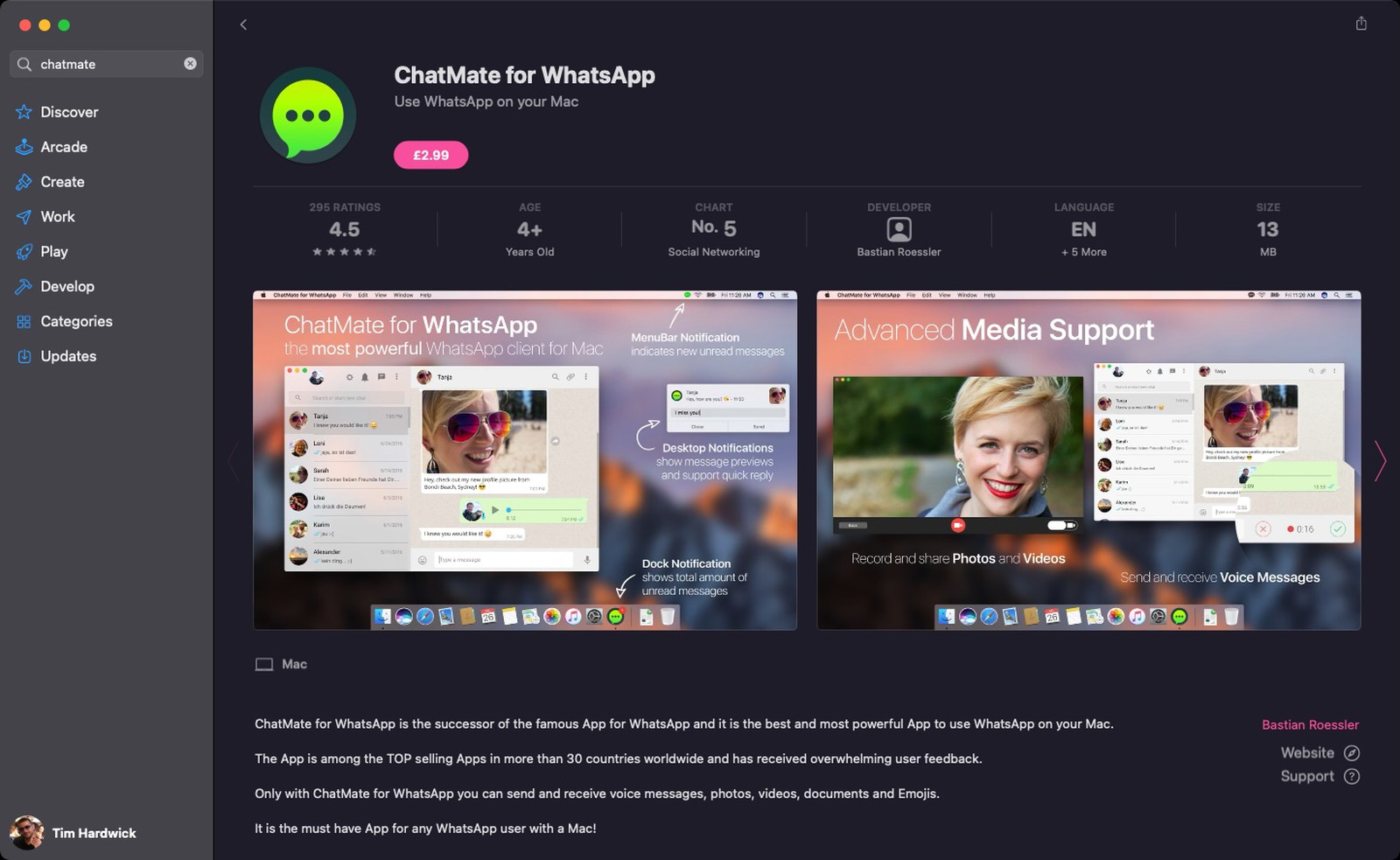 freechat for whatsapp mac