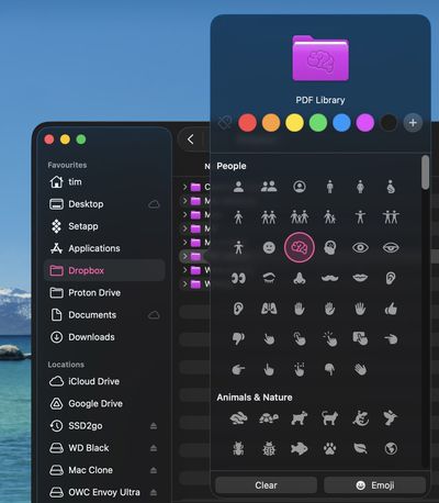 macos folder customization