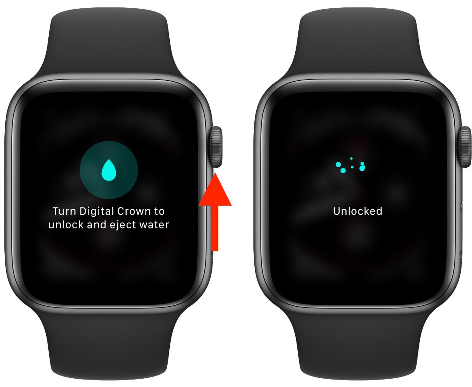 How To Eject Water From Your Apple Watch Using the Water Lock Feature