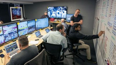 apple sports surveillance room