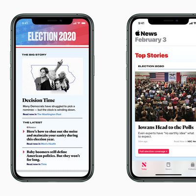 apple news 2020 election