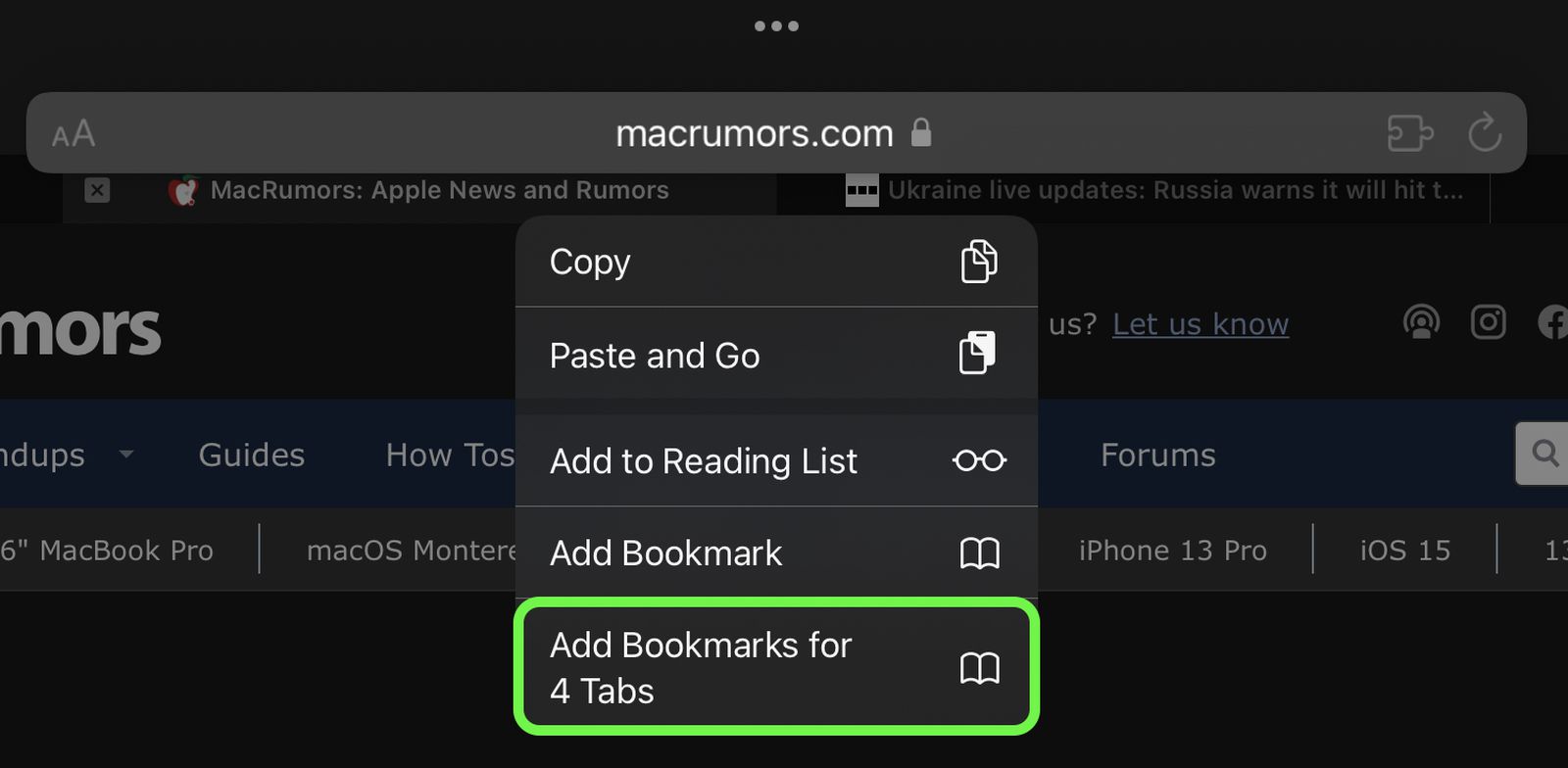 How To Find All Tabs On Ipad