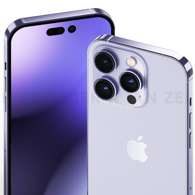 iPhone 14 Pro Purple Front and Back MacRumors Exclusive