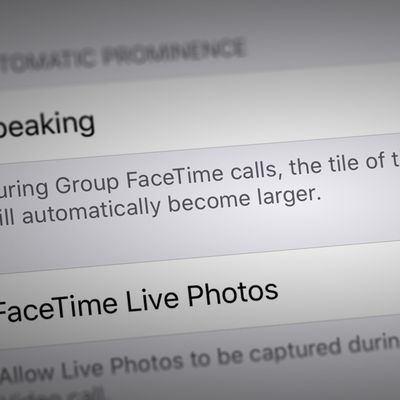 facetime group prominence