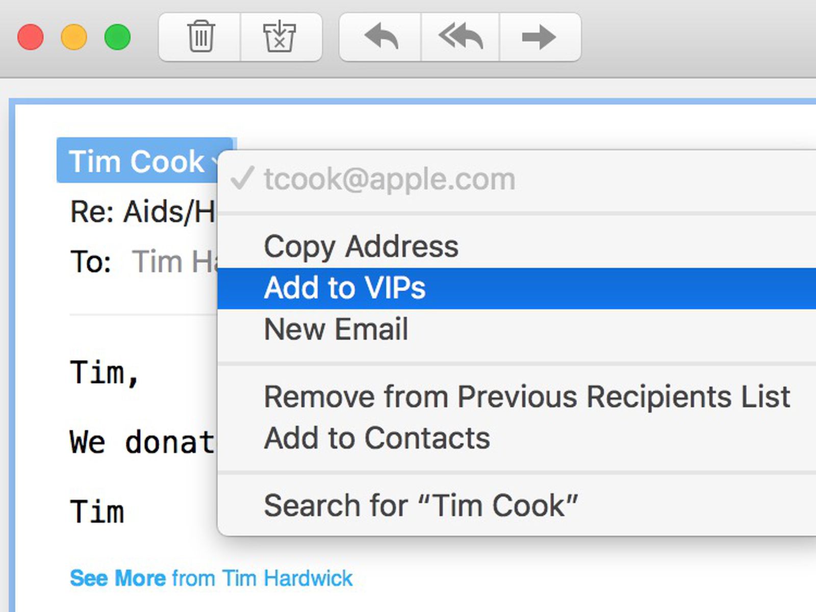 copy mac mail contacts