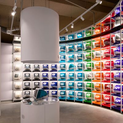 apple museum imac wall