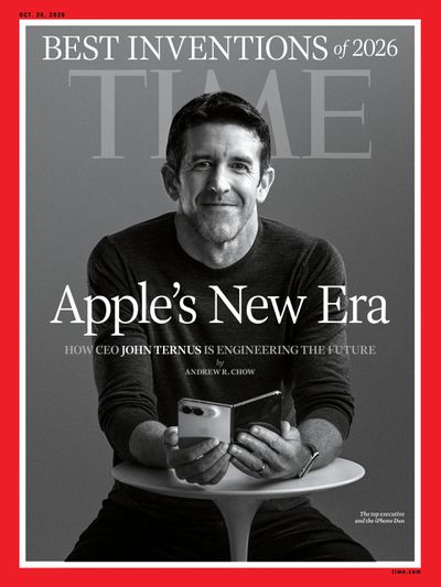 Генеральный директор Apple Джон Тернус — на обложке журнала TIME: «Новая эпоха»