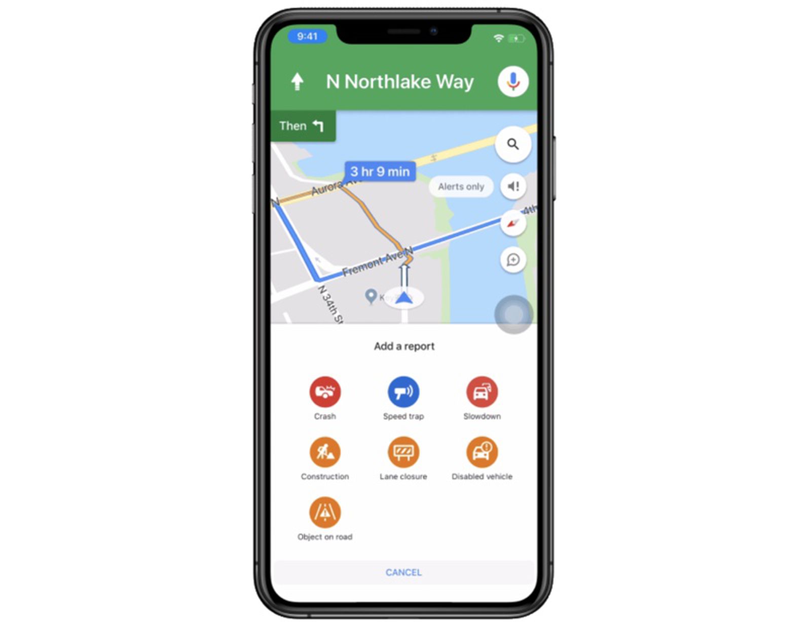 Google Maps for iOS Gains Feature for Reporting Traffic, Accidents, Road Construction and More - MacRumors