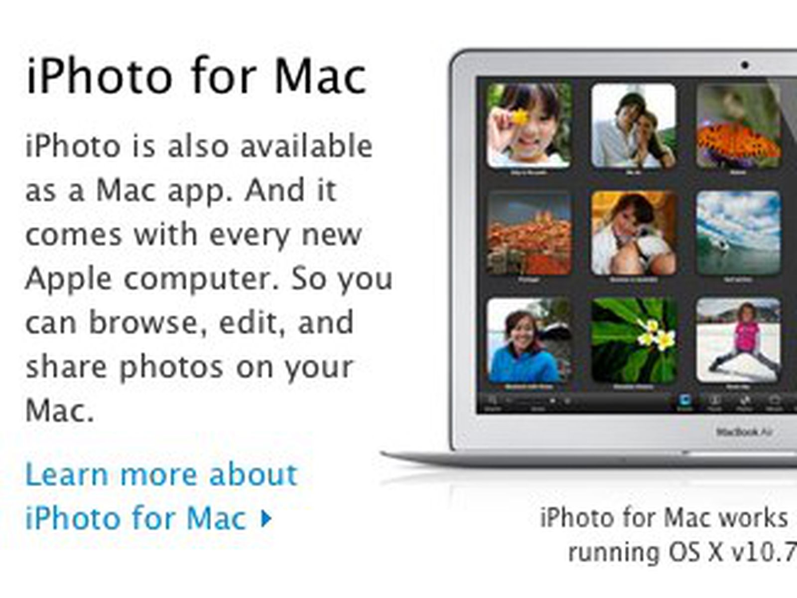 iphoto for mac latest version