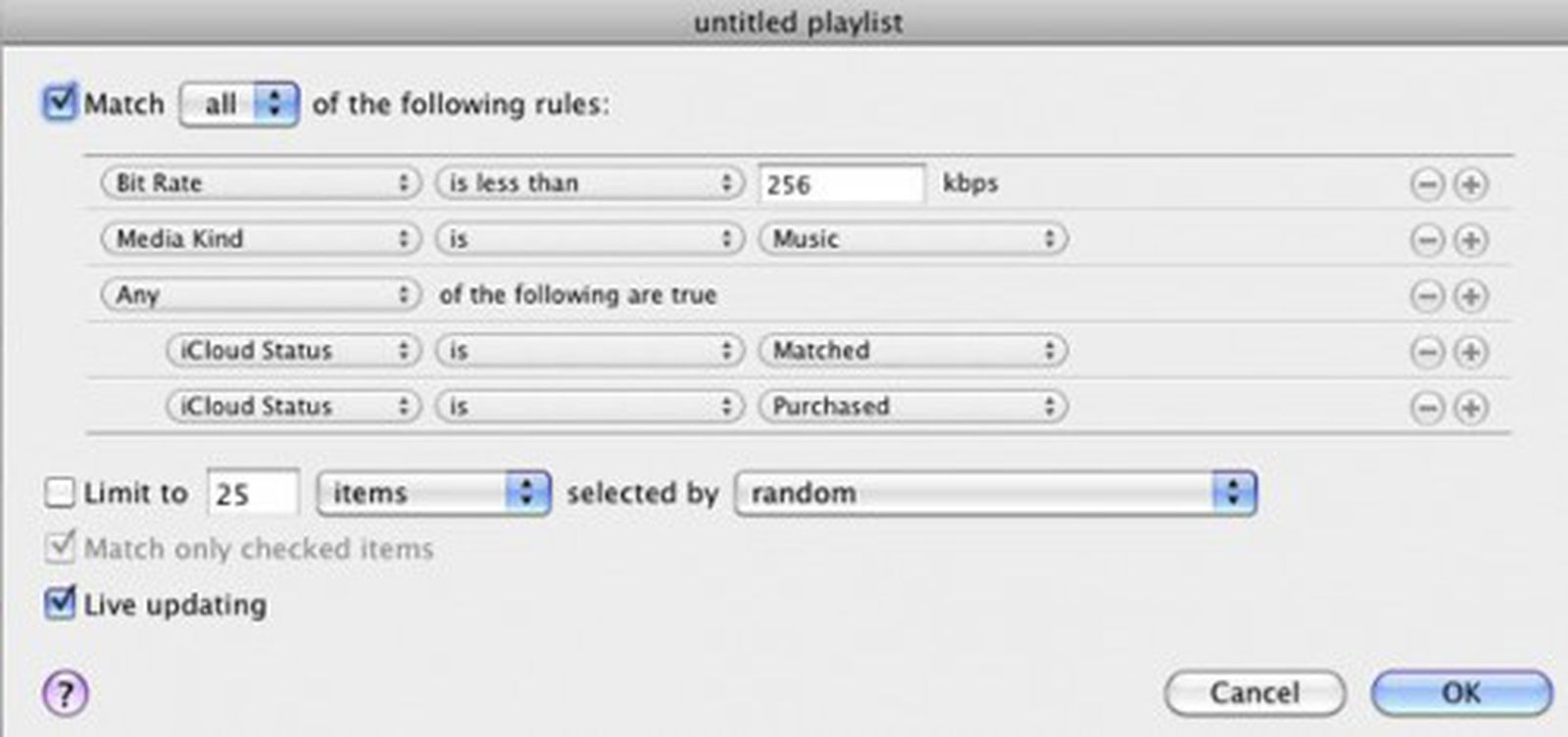 Quickly Upgrade All iTunes Matched Songs to 256Kbps - MacRumors