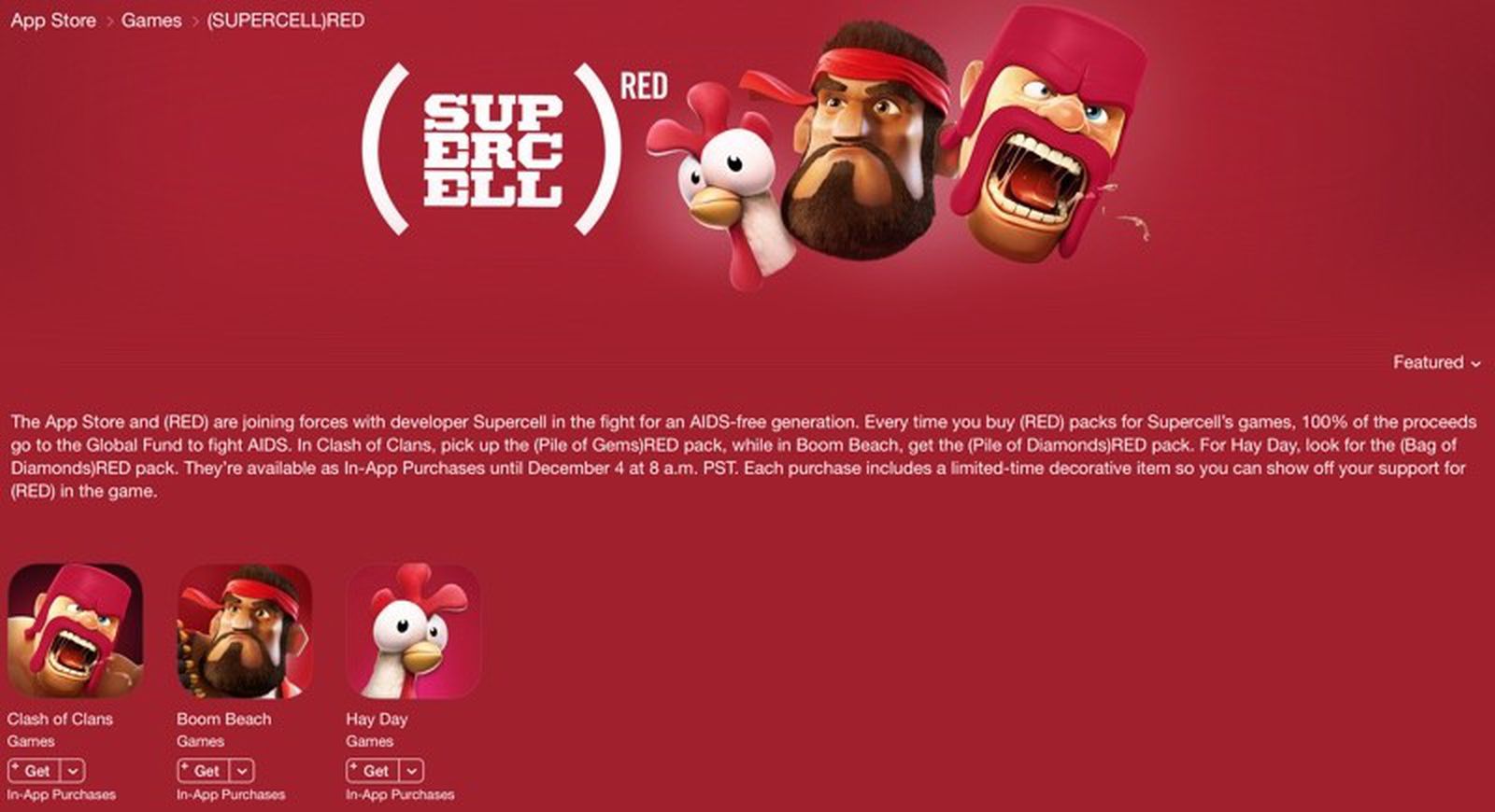 Apple Teams Up With Supercell for 2015 World AIDS Day Campaign - MacRumors