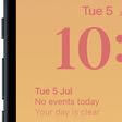 calendar widget
