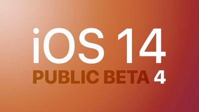 iOS 14 Public Beta 4