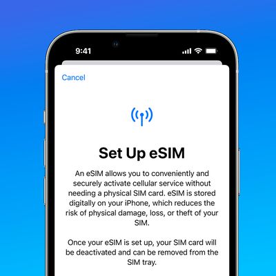 iPhone eSIM Setup