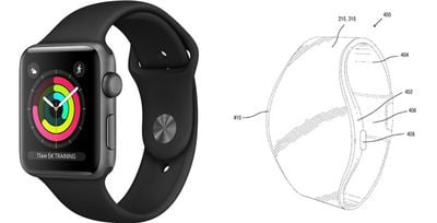 apple watch flexible display patent