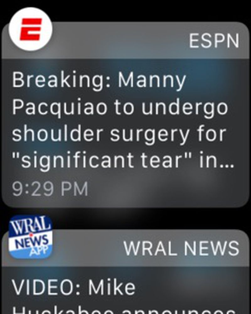 Unread Notification Apple Watch