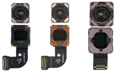 ifixit iphone se vs 8 vs xr rear camera sensors