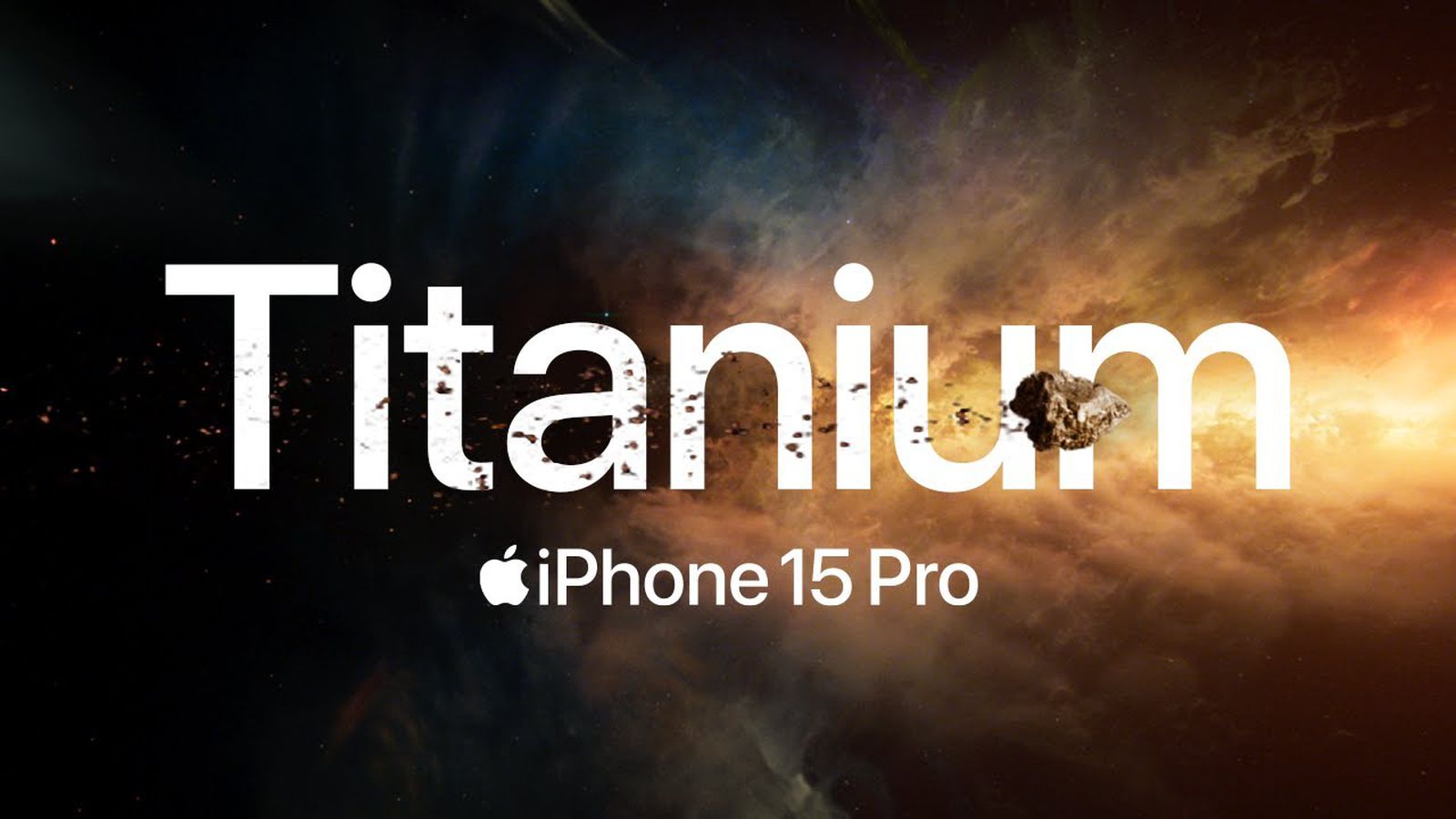Apple pronkt met de titanium behuizing van de iPhone 15 Pro in een nieuwe advertentie