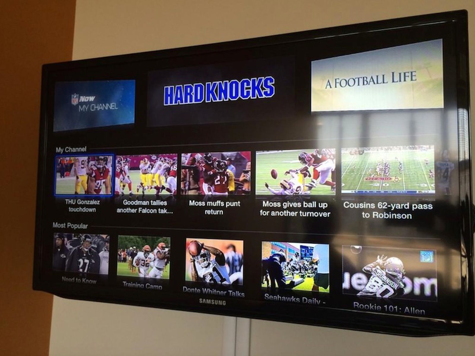 NFL Now' Channel Coming to Apple TV Later This Week [Updated] - MacRumors