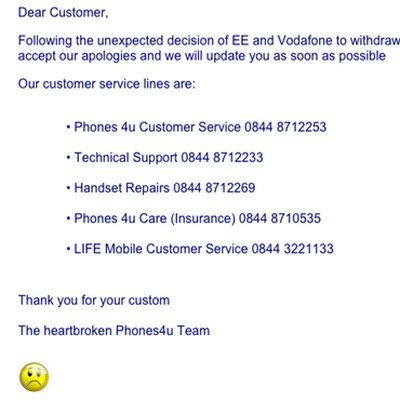 phones4u close