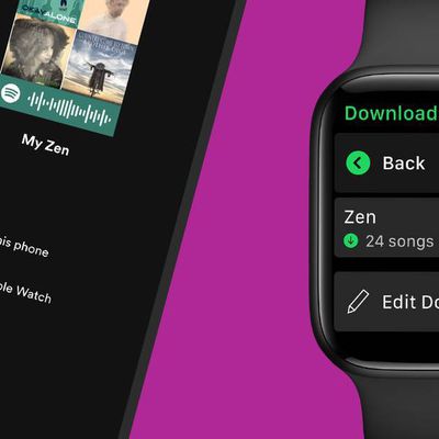 spotify offline playback apple watch