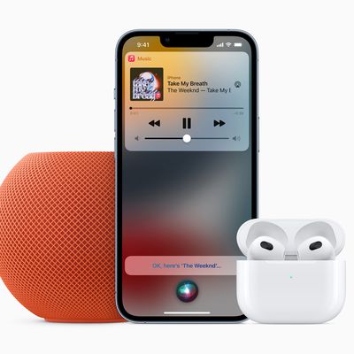 Apple HomePod mini Apple Music Voice AirPods 3rd gen 10182021 inline