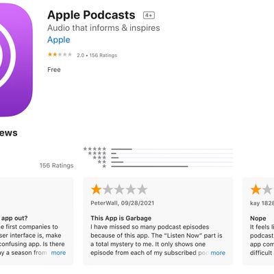 apple podcasts rating