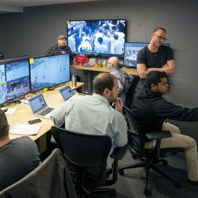 apple sports surveillance room