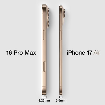 iPhone 16 Pro vs iPhone 17 Air Feature