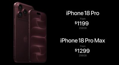 iphone 18 pro prices