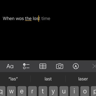 inline predictive text