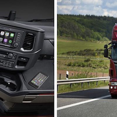 scania trucks carplay