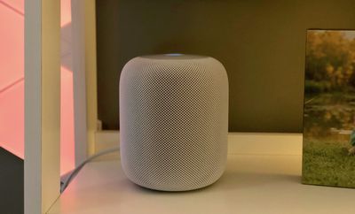 mitchs homepod on shelf