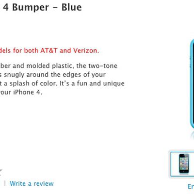 iphone 4 bumper blue