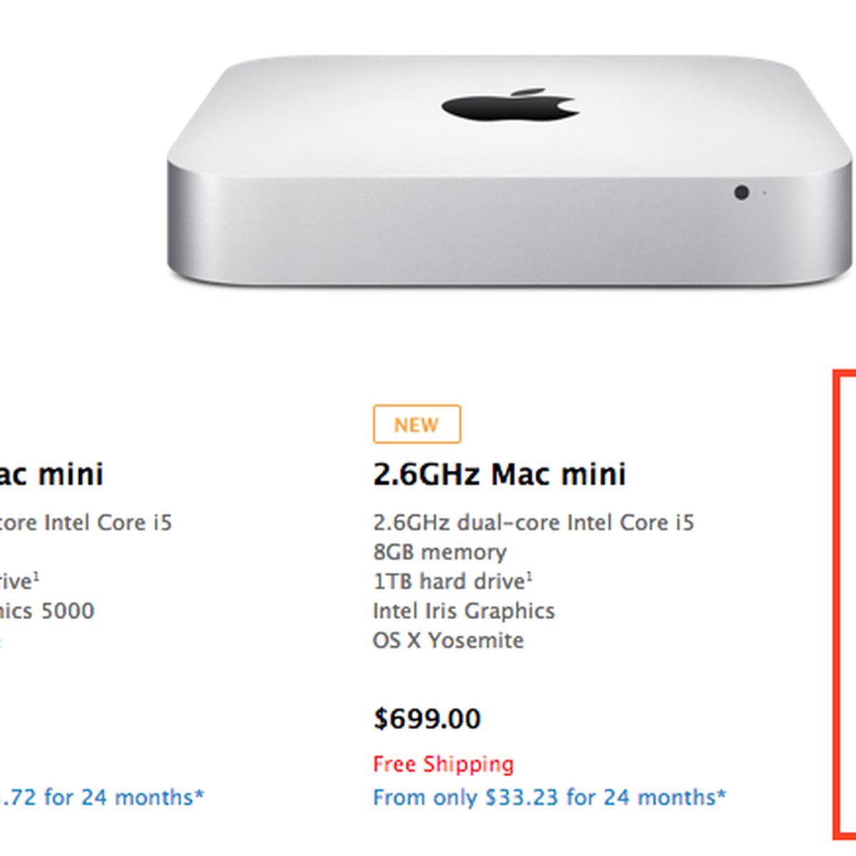 Quad-Core 2012 Mac Mini Mysteriously Reappears on Apple's U.S.