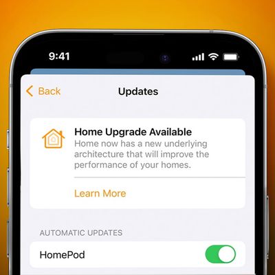 home upgrade available feature