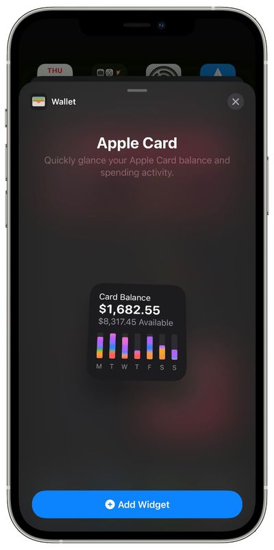 Apple-Karten-Widget