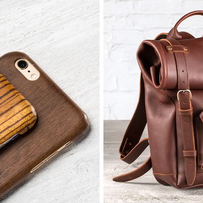 Pad and Quill Woodline and Roll Top Backpack 800