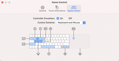 game control emulation