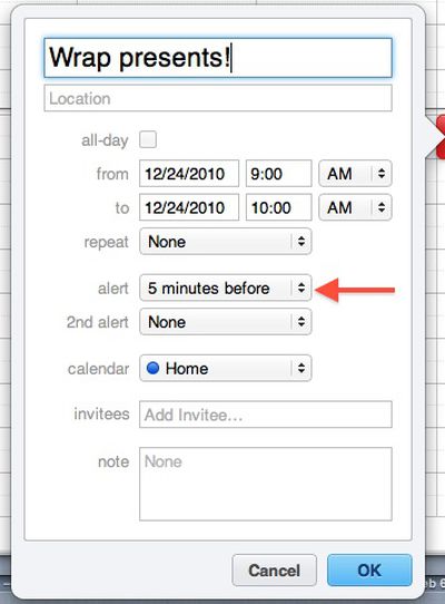 085734 mobileme calendar event alert