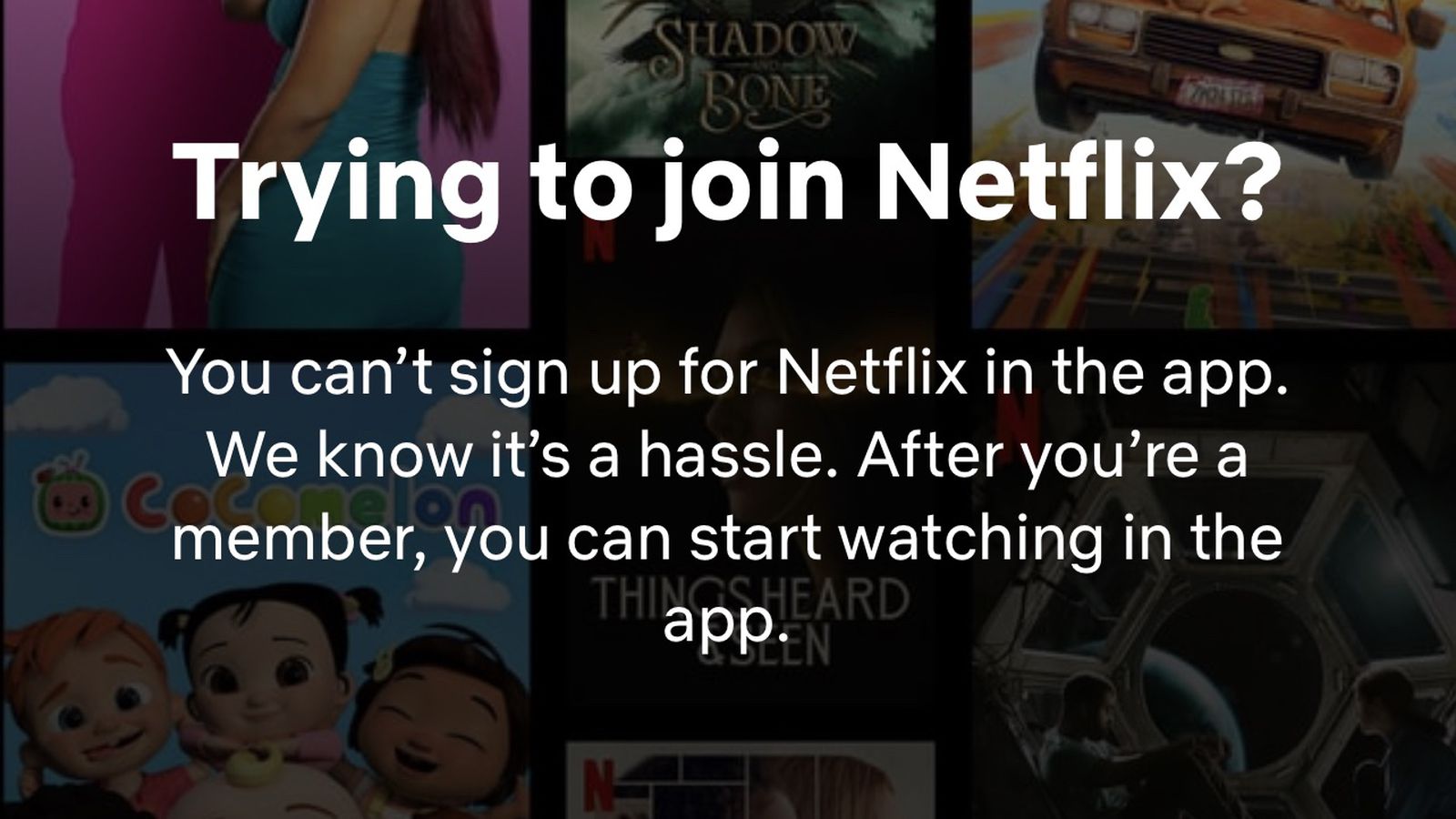 Netflix and Avoid People Stickers