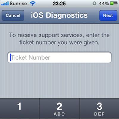 ios diagnostics