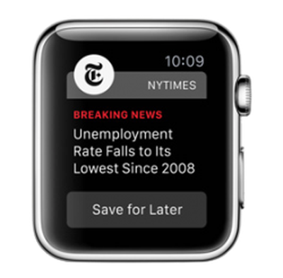 NYTimes Apple Watch